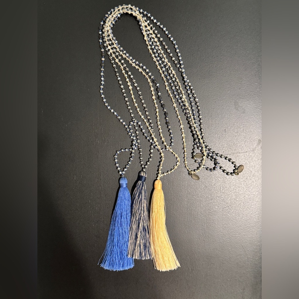 Nordstrom tassel necklaces set of three